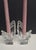 Mikasa Vintage Hollywood Regency Deco Crystal Candlestick Holders a Pair For Sale - Image 4 of 6