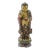 Early 20th Century Painted & Carved Wooden Buddha For Sale
