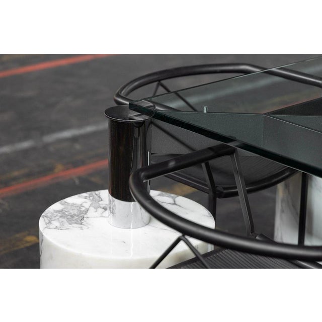 Swiss Postmodern Architect Office Table, 1980s For Sale - Image 9 of 18