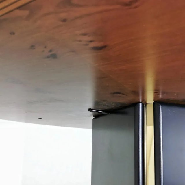 Black Artona Oval Table in Walnut Root by Tobia & Afra Scarpa for Maxalto / B&B Italia, 1970s For Sale - Image 8 of 13