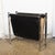 Black Mid-Century Modern Chrome and Black Leather Magazine Rack, 1960s For Sale - Image 8 of 9