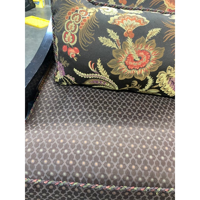 Drexel Accent Side Club Chairs. Matching Set Pair For Sale - Image 6 of 7