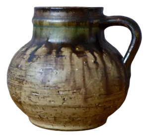 Wabi Sabi Ceramic Pitcher, 1960s