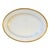 1970s Fitz & Floyd Platine d'OR Oval Serving Platter For Sale