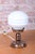 Art Deco Table Lamps in Beech and Opal Glass, Czech, 1930s, Set of 2 For Sale - Image 4 of 11