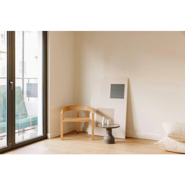 Not Yet Made - Made To Order Peso Minimalist Round Side Table in Limestone by Depping & Jørgensen For Sale - Image 5 of 9