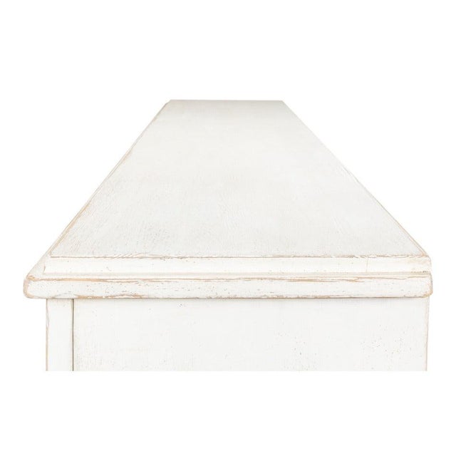 Wood French Country 4-Door Sideboard, 88" - Whitewashed Reclaimed Pine For Sale - Image 7 of 11