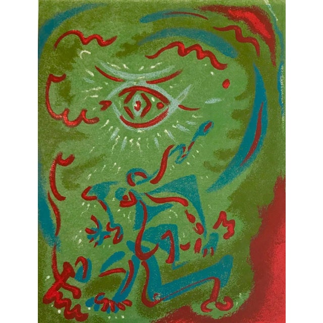 Contemporary 1962 Andre Masson Original Lithograph 8 Mourlot Freres For Sale - Image 3 of 3