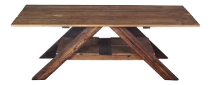 Rustic Handmade Plank Table by Darby Designs Inc