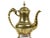 Mid 20th Century Large Silver Plated Brass Tea Coffee Pot For Sale - Image 4 of 11