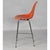 2010s Charles Eames for Herman Miller Orange Fiberglass Counter Height Stools For Sale - Image 5 of 18