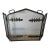 Antique Iron Arts & Crafts Fireplace Screen For Sale