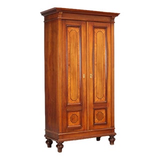 Veneered Wardrobe in Mahogany For Sale