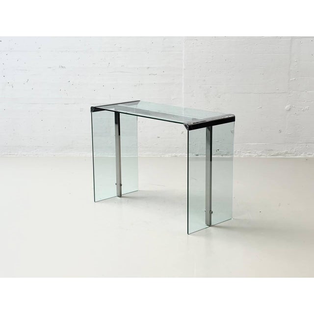 Glass Desk by Gallotti & Radice, Italy, 1970s For Sale - Image 9 of 16