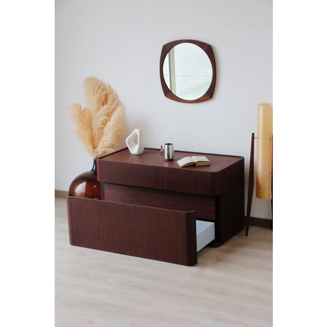 Vintage Italian Wenge Chest of Drawers, 1980s For Sale - Image 18 of 18