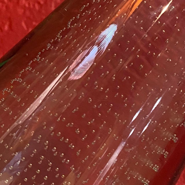 Traditional 1920s Gunnel Nyman for Nuutajarvi Notsjo Control Bubble Vase • Signed For Sale - Image 3 of 13