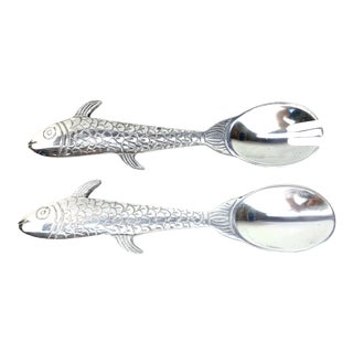 Fish-Shaped Salad Servers For Sale