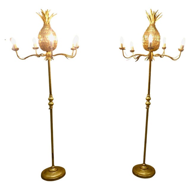 Brown Mid-Century Style Tree Floor Lights, 2000s, Set of 2 For Sale - Image 8 of 8