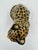 Ceramic Mid 20th Century Hollywood Regency Glazed Terracotta Italian Leopard or Cheetah Statue Figurine Sitting For Sale - Image 7 of 11