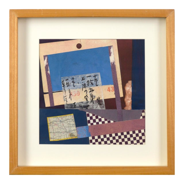 Route 10 - Abstract Collage by Ed Smith For Sale