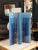 Blue Acrylic Glass Skyline Table Lamp from New Lamp, Italy, 1970s For Sale - Image 6 of 7