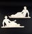 Early 20th Century Stucco Sculptures Depicting Nude Female Figures, Italy, 1920s, Set of 2 For Sale - Image 3 of 13