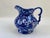 Vintage English Victoria Ware Ironstone Blue & White Pitcher For Sale - Image 4 of 8