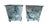 Pair of Neoclassical Metal Planters. Crafted in a tapering square form, each planter features a weathered gray patina that...
