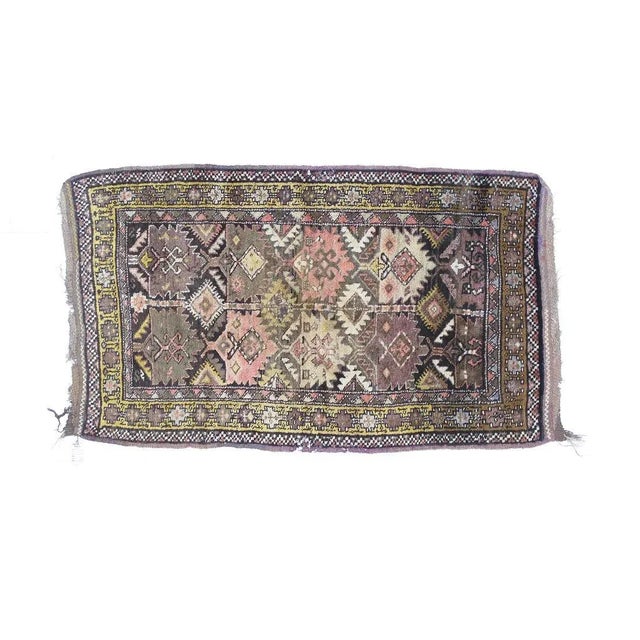 Purple 1930s Vintage Persian Rug For Sale - Image 8 of 8