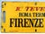 Vintage Italian Double-Sided Metal Train Route Sign: Roma Termini to Firenze SMN, 1970s For Sale - Image 3 of 17