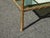 Pair of Vintage Three Tier Brass Bronze Side Tables W Etched Leaf Frames For Sale - Image 18 of 18