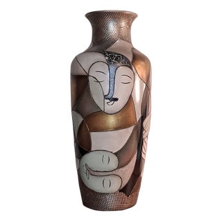 Modernist Vase from Vallauris, France, 1960s For Sale