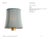 Visual Comfort Signature 5" Blue Linen Soft Empire Shade Designer: Visual Comfort Signature Height: 5" Base: Shade...