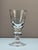 Transparent Vintage Signed Steuben Crystal Tear Drop Bubble Baluster Stem Mid Century Goblet or Wine 1 of 7 For Sale - Image 8 of 8