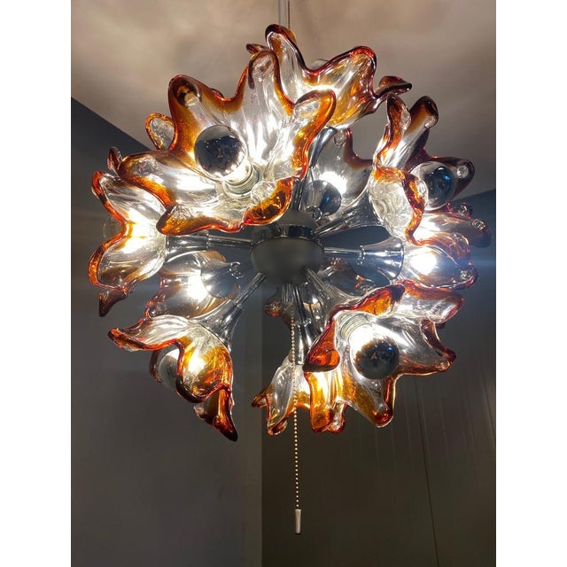 Murano Sputnik Chandelier, Italy, 1960s For Sale - Image 9 of 16
