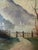 Antique Lanscape Oil Painting, Andrew P. Hill, 1889 For Sale - Image 4 of 5