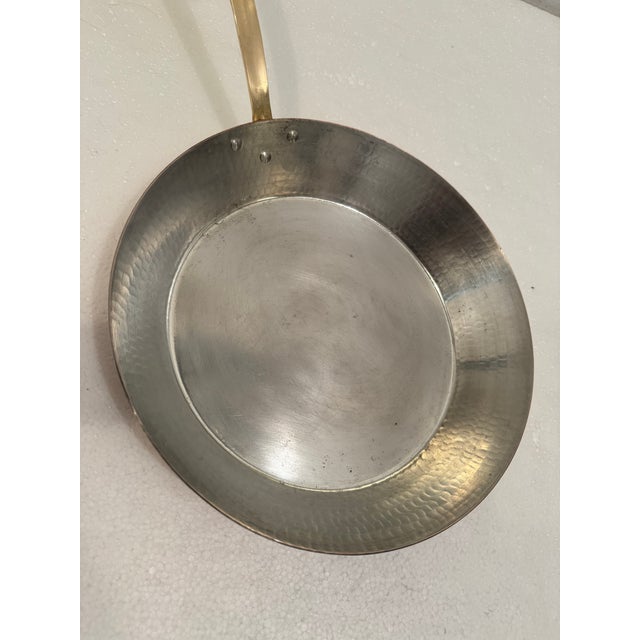 Copper Hak Art Hammered 11” Copper Fry Pan For Sale - Image 8 of 12