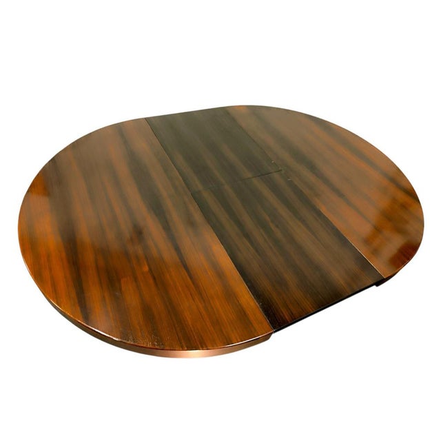 1960s Vintage Extendable Round Chelsea Table by Vittori Introini for Saporiti, 1960 For Sale - Image 5 of 11