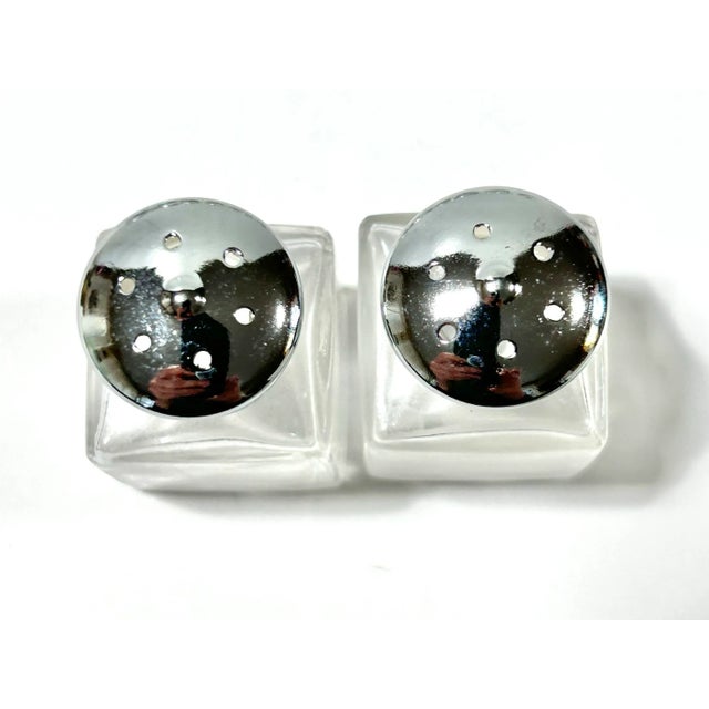 1950s Vintage Individual Glass Salt & Pepper Shakers – Mid Century Japan Tableware, Set of 16 For Sale - Image 5 of 7