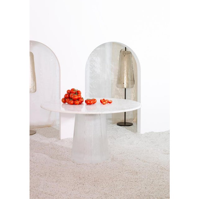 Glass Bent Dining Table from Pulpo For Sale - Image 7 of 14