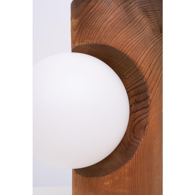 Swiss Brutalist Pine Pendant Lamp from Temde, 1960s For Sale - Image 10 of 13