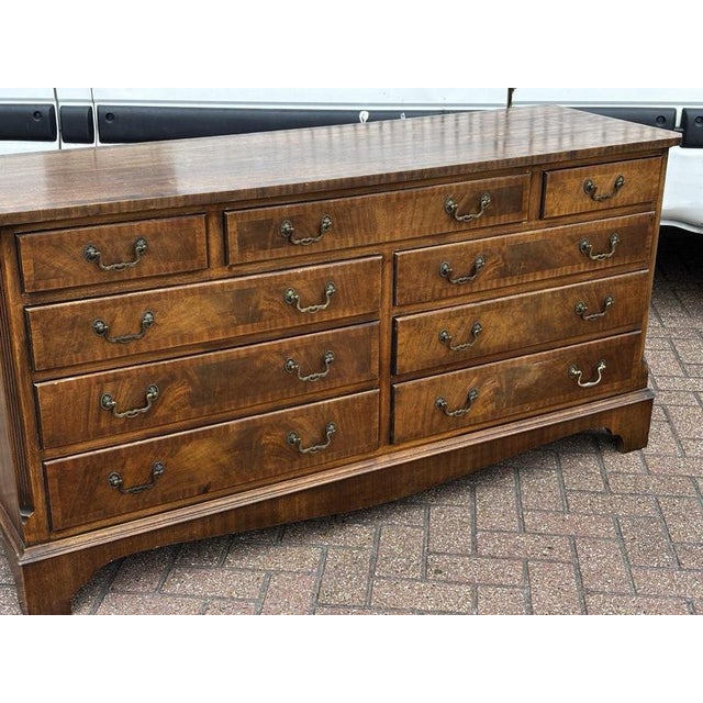 Wood Chest of 9 Drawers For Sale - Image 3 of 13