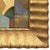 2020s Contemporary Abstract Oil Painting in Vintage Gold Ripple Frame For Sale - Image 5 of 6