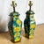 Bring bold Chinoiserie glamour into any room with this striking pair of vintage porcelain table lamps. Each lamp features...