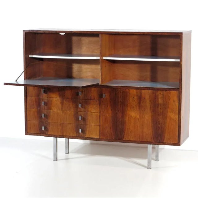 Mid-Century Modern Rosewood Highboard by Alfred Hendrickx for Belform, 1960s For Sale - Image 3 of 8
