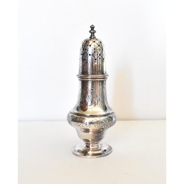 Antique Sheffield Silver Plate Muffineer Sugar Shaker Chairish