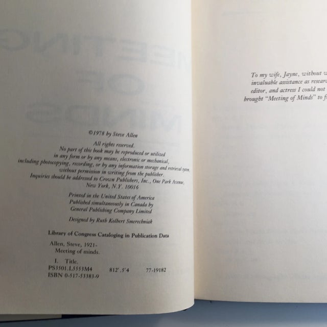 Meeting of Minds by Steve Allen 1978 For Sale - Image 4 of 10