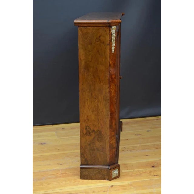 Victorian Walnut Display Cabinet, 1870s For Sale - Image 6 of 13