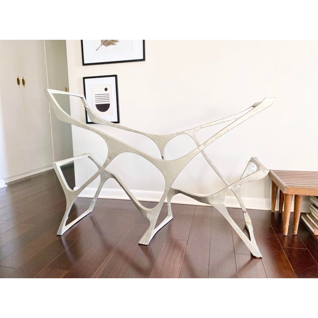 Made Goods Organic Modern Silver Bookshelf Gerald Console Table Chairish