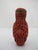 Chinese Carved Red Cinnabar Flower & Geometric Lacquer Snuff Bottle For Sale - Image 4 of 11